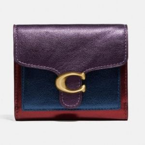 Tabby Small Wallet In Colorblock
Brass/Multi